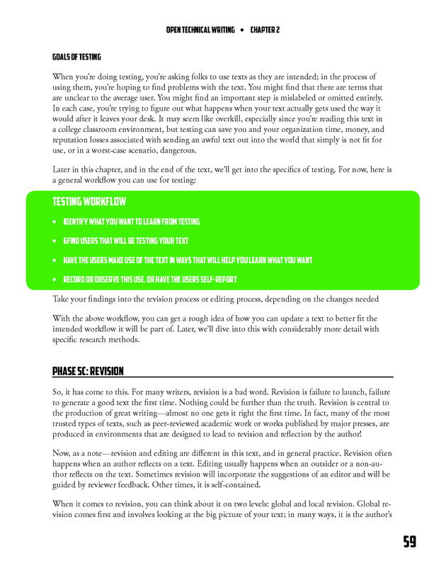 Open Technical Writing - New Page